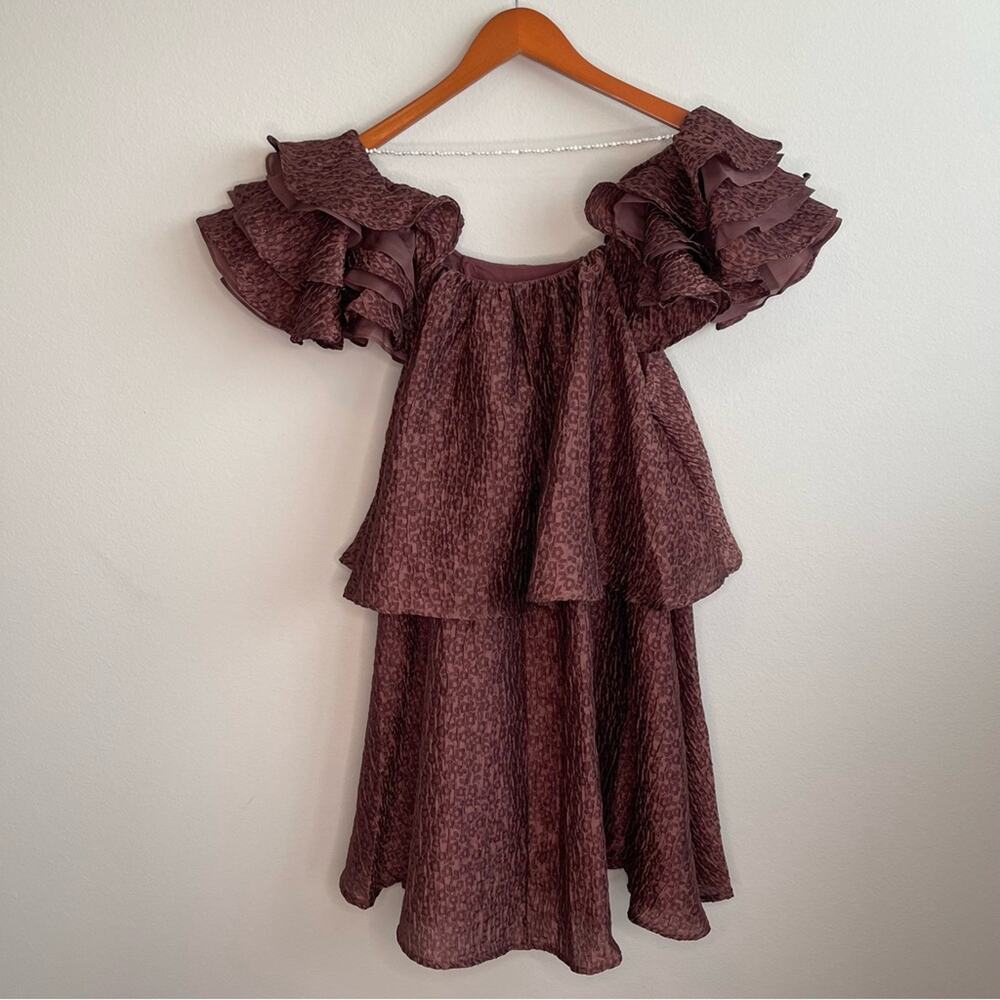 NEW Custommade KAEYLA Ruffle Mini Dress M - Picture 12 of 12